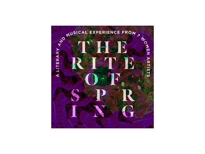 Rite of Spring | Instagram Post event branding graphic design instagram post photography photoshop social media advertising typography zoom event