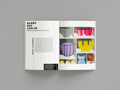 Alumni Exhibition Catalog alumni editorial design exhibition graphic design layout design publication design south carolina typography visual arts