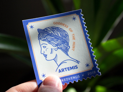 Postmarked Venus Sticker