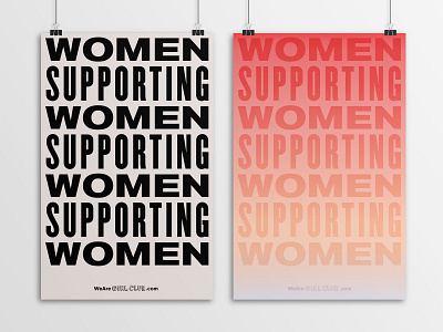 Women Supporting Women Posters advertisement art curate empowerment equality feminism girl club girl power online platform poster poster art print support typography wall art woman women women empowerment women supporting women