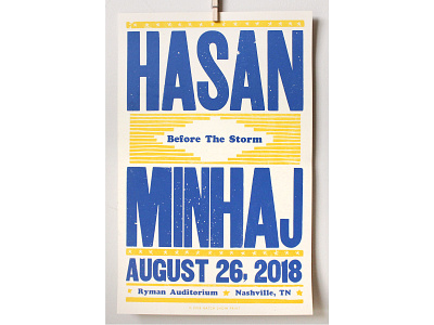 Hasan Minhaj Poster