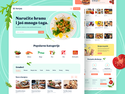 Food Delivery Website Redesign