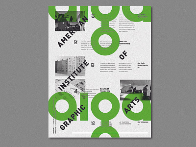 Aiga Program 01 aiga layout poster typography