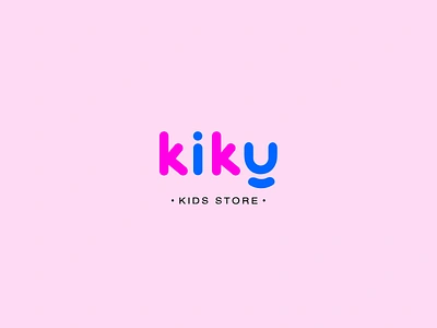 Kiky - kids shop logo brand brand identity branding identity kids kids logo logo logotype store