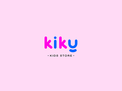 Kiky - kids shop logo brand brand identity branding identity kids kids logo logo logotype store