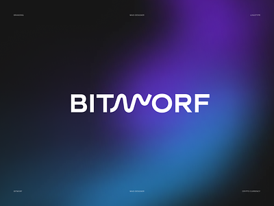 BitMorf - Crypto Currency Logotype📈 bitcoin brand brand identity branding crypto design logo logotype