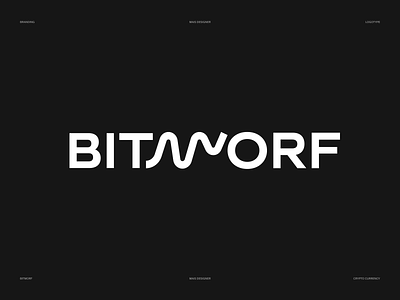 BitMorf - Crypto Currency Logotype blockchain brand branding crypto defi logo logotype nft web3