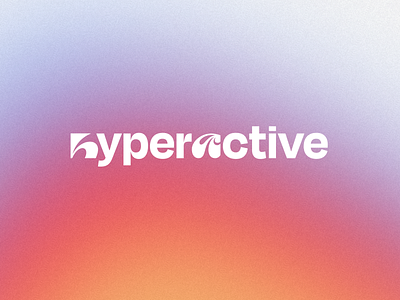 Hyperactive Design Studio Branding brand brand identity branding gradient logo logotype