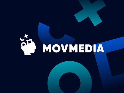 MOVMedia - Visual Communication Studio brand brand identity branding logo logotype media pattern