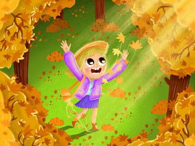 Welcome September characterdesign children art children book illustration children books illustration