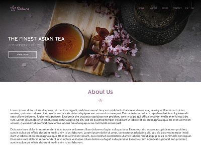 Sakura Website branding design illustration logo ui web website