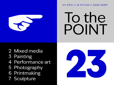 IvyEpic branding design typography