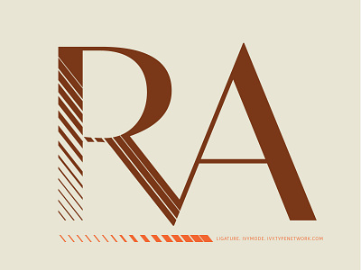 Ivymode Font Ivyfoundry 1 fashion ligature typography