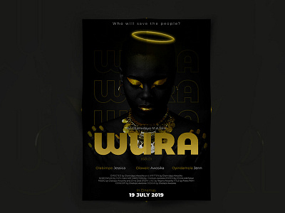WURA (Movie Poster) art direction design film cover graphic design movie movie poster photoshop photoshop art poster poster design