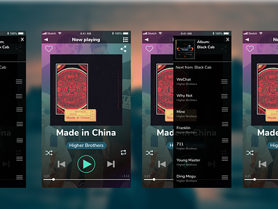 Music Player Design dailyui design musicplayer ui ui design uidesign