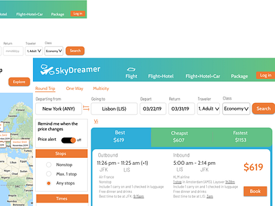 Flight Search dailyui dailyuichallange flightsearchdesign flightsearchui travel app design ui design uidesign