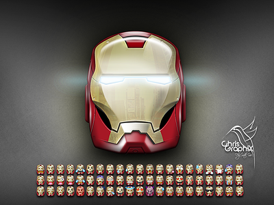 Ironman helmet emojis 3d apple appstore cydia emoticon icon iphone iron ironman itunes photoshop