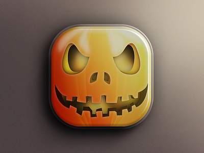 Happy Halloween Icon App application design halloween happy icon ios ipad iphone mobile photoshop tweetbot twitter