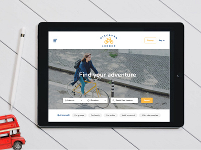 Discover London Web app app branding cycling figma landing page transport ui ux web