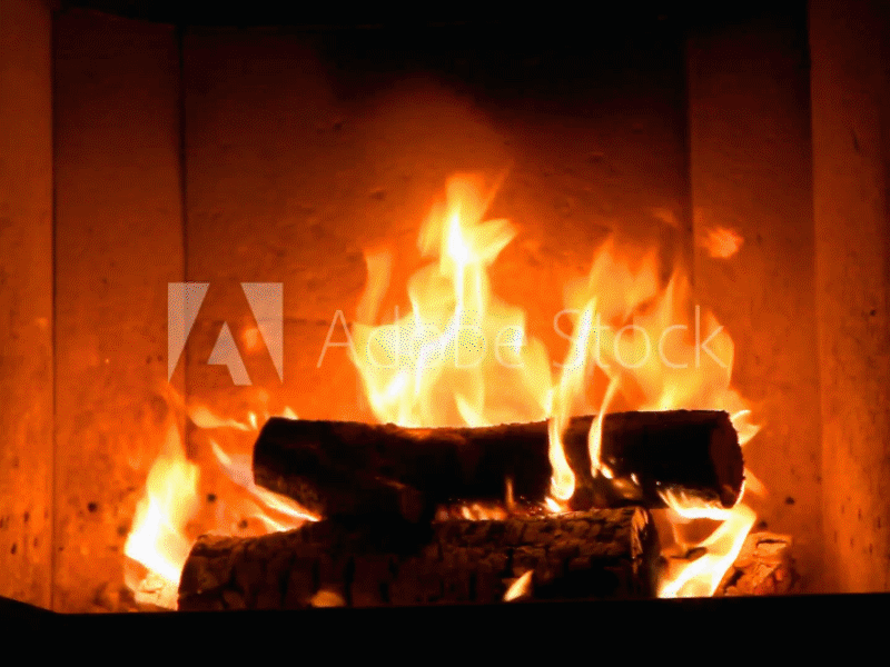 Glitchy Yule Log after effects animation design glitch glitchy motion design motion graphics photoshop vector