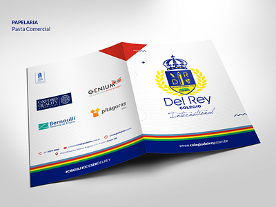 Pasta Comercial Mockup Colegio Del Rey corporate branding design design art inspiration logotipo marca