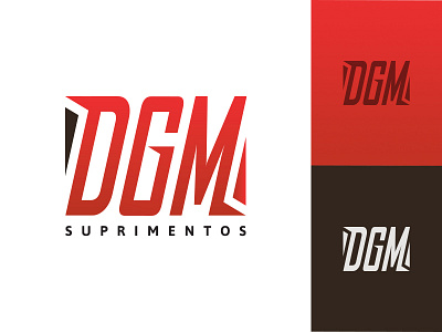 Logotype DGM Suprimentos black brand ecommerce ecommerce design interface logotype redesign tecnology