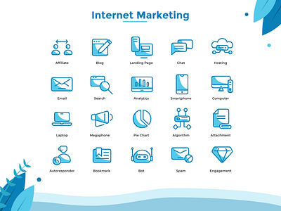 Internet Marketing flat icon icon set icons iconset internet internet marketing marketing ui