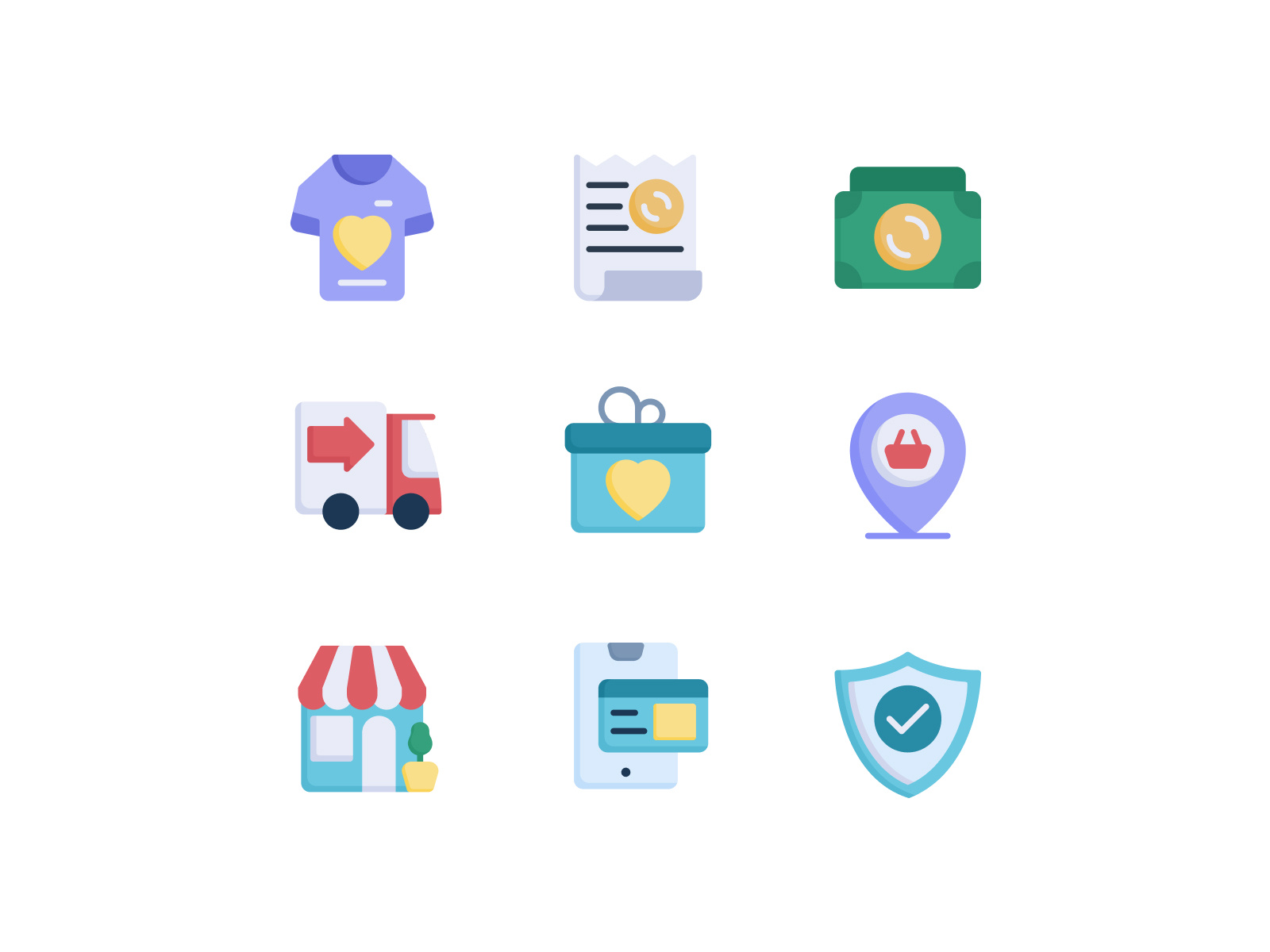 Flat Ecommerce by Zulfa Mahendra on Dribbble