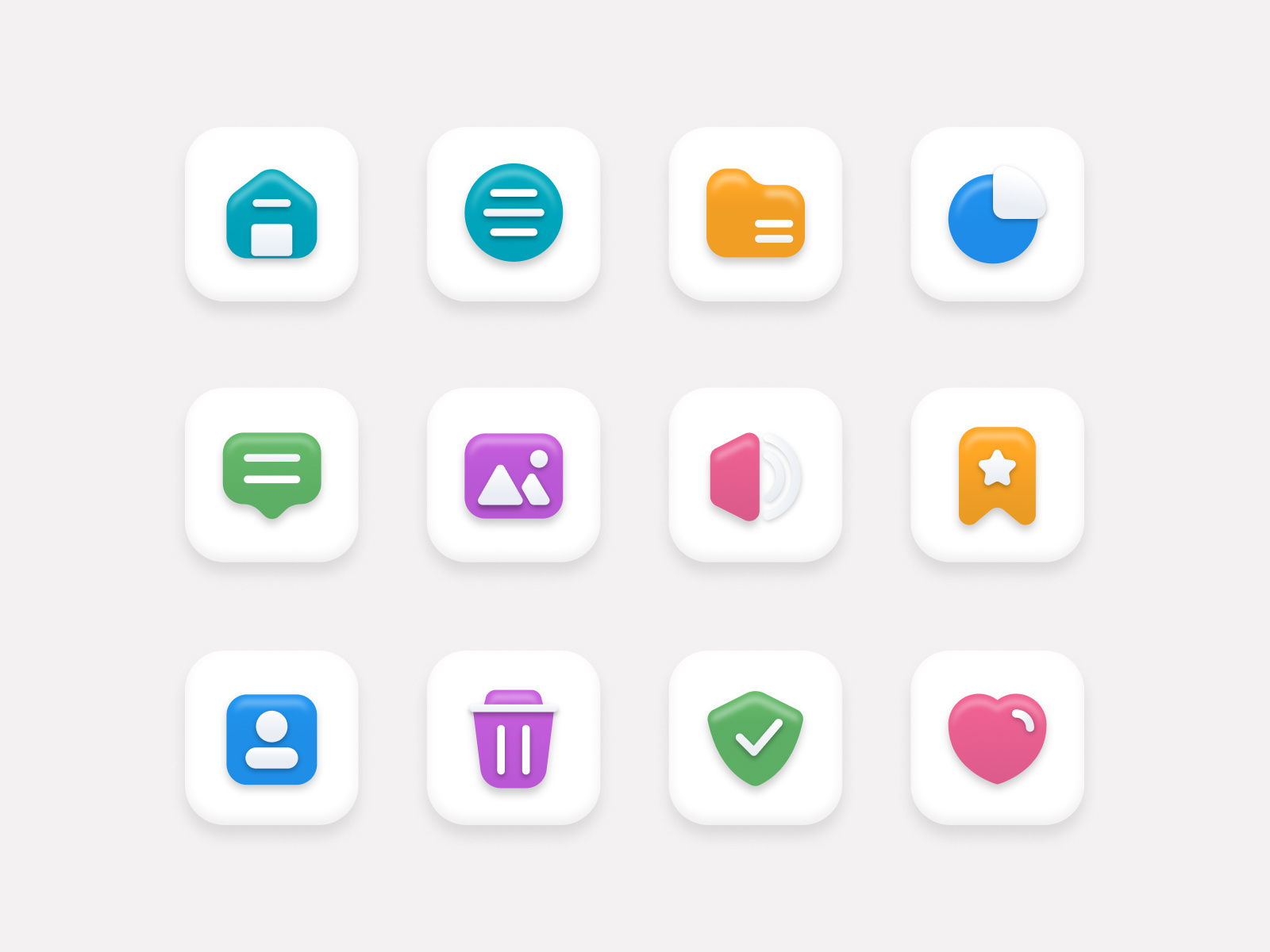 3d UI Icon set. Rebound shot by Zulfa Mahendra on Dribbble