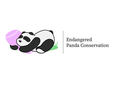 Panda dailylogochallenge illustration logodesign vector