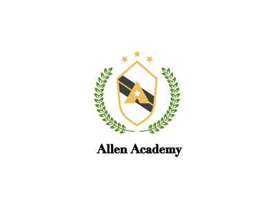 Allen Academy dailylogochallenge design illustration logo logodesign typography vector