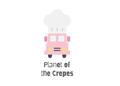 Planet of the crepes dailylogochallenge design illustration logo logodesign typography vector