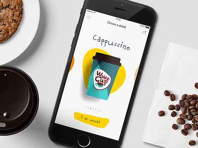 Coffee app - Design concept app coffee mobile ui