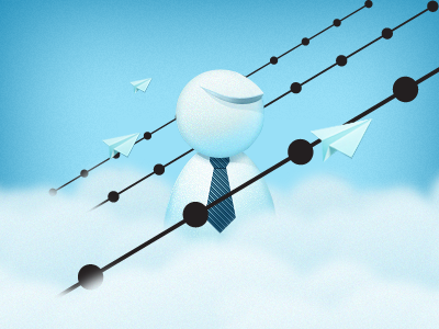Guidelines for Animation airplane animation blue cloud clouds fly grid illustration light sky