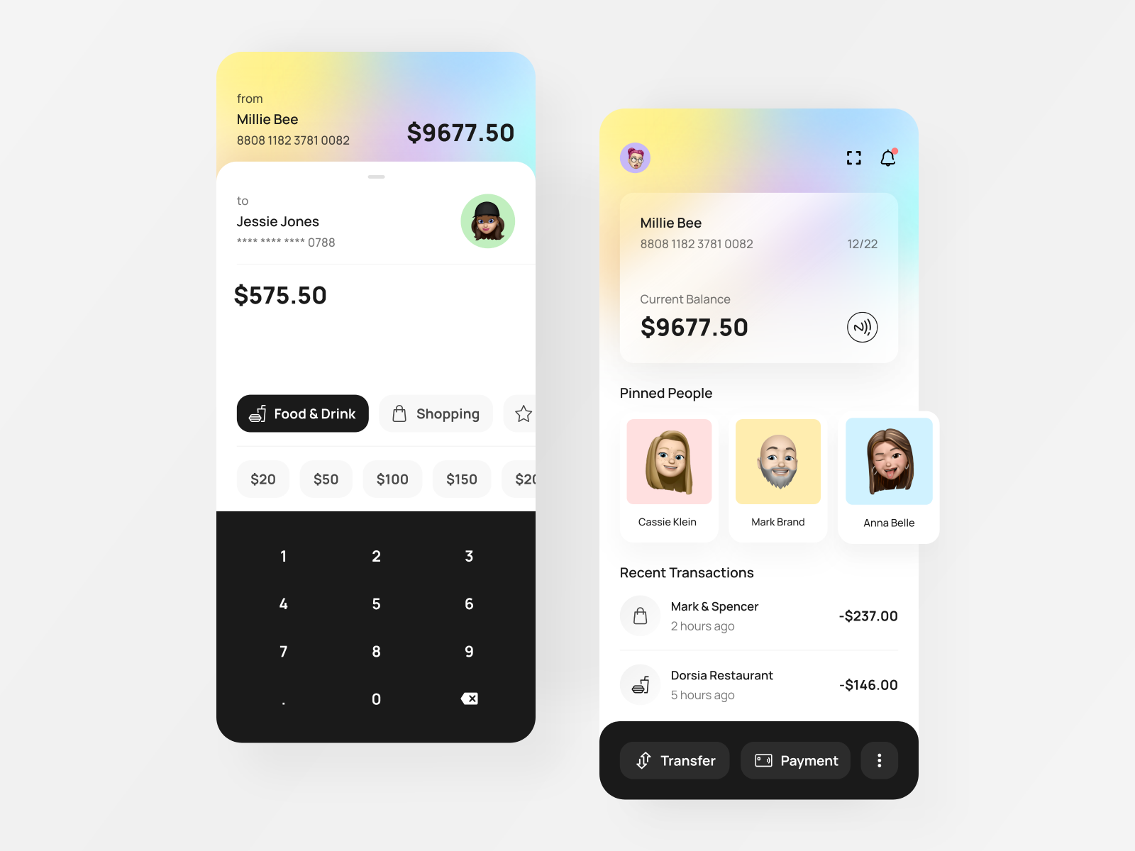 eWallet — Mobile App Concept by Vincent Wendy on Dribbble