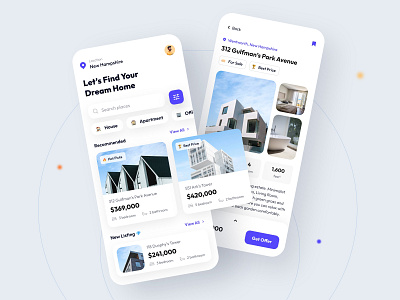 Real Estate — Mobile App Concept