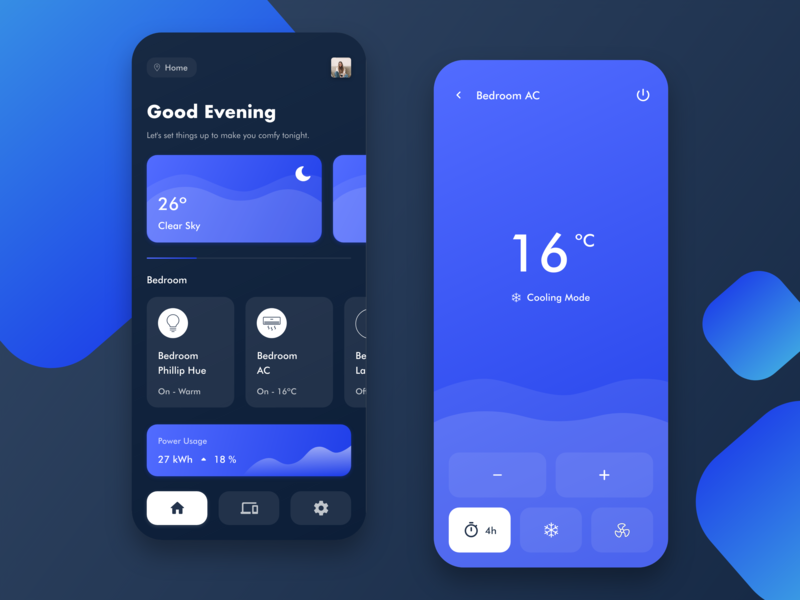 Smart Home App By Vincent Wendy On Dribbble   Smart Home App 2x 