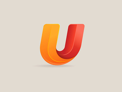 U brand branding illustration illustrator letter lines logo logotype u logo vector