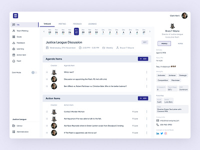 People Management Web App UI