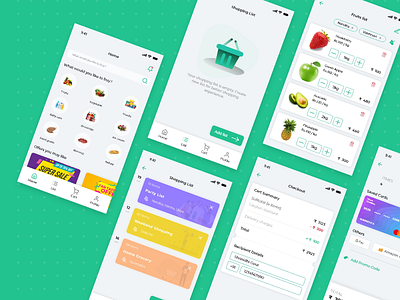 Grocery Shopping App app app ui grocery grocery online grocery shopping user interface