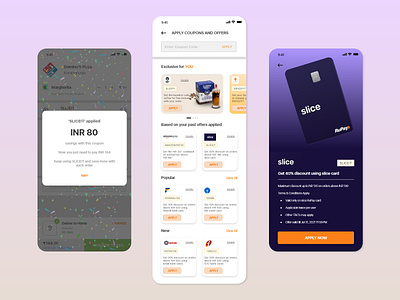 Apply Offer Section IOS Design about app apply coupon design explore food grid design minimalist offer search ui user experience user interface
