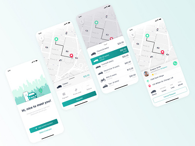 Taxi concept adobe behance car covid covid19 designer dribble map navigation safe time travel travel app ui ui8 uiux vector art