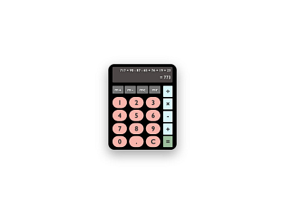 Daily UI :: 004 | Apple watch calculator app calculator dailyui dailyui 004 design ux ui