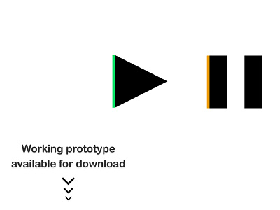 Play Pause Button | Youtube styled animation buttons css design