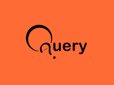 Query branding design icon illustration logo query text logo typography vector