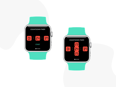 Countdown Timer | Apple Watch apple watch countdown timer timers typography watches