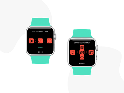 Countdown Timer | Apple Watch apple watch countdown timer timers typography watches