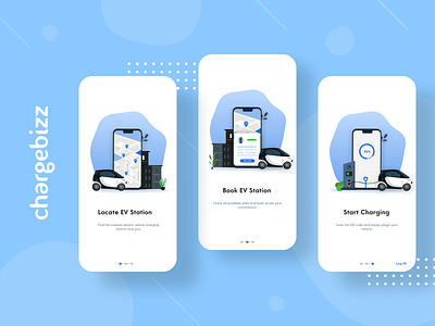 Customer Onboarding design electric future illustration mobile onboarding ui ux