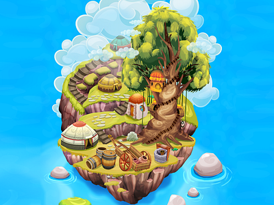 game map island