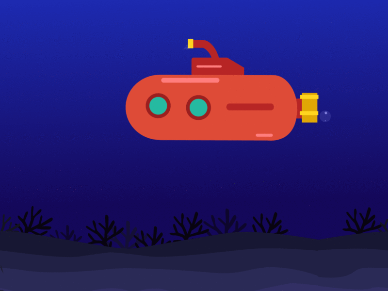 submarine loop animation